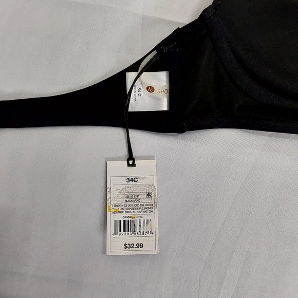 Shade & Shore Tropical Embroidered Bikini Top - Picture 9 of 12